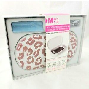 Multi function UV sterilizer travel leopard print kills 99.99% germs cell phone